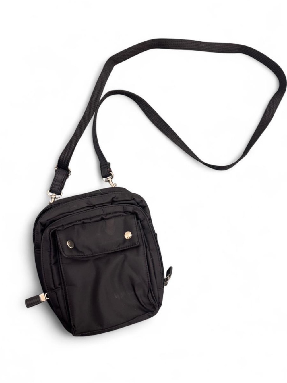 Black Crossbody Utility Bag